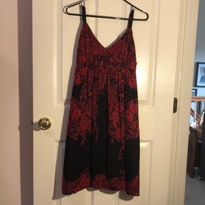 Women's rose slip dress